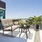 Costway 2 Pcs Patio LoveSeat Coffee Table Set Furniture Bench With Cushion
